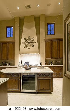 View of exquisite kitchen counter in luxury villa View Large Photo Image Stock Image - View of exquisite kitchen counter in luxury villa. Fotosearch
