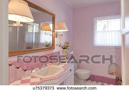 Vintage Bathroom View Large Photo Image Stock Image - Vintage Bathroom. Fotosearch