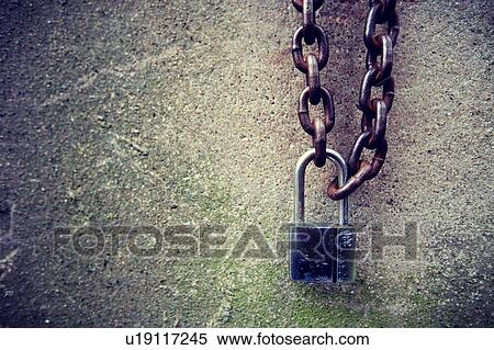 Vintage lock and chain View Large Photo Image Stock Photography - Vintage lock and chain. Fotosearch