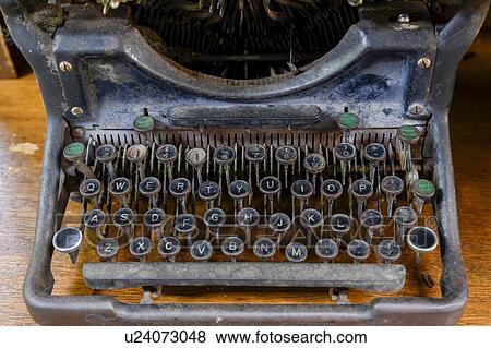 Close-up of an antique typewriter, Queensland, Australia View Large Photo Image Stock Photo - Close-up of an antique typewriter, Queensland, Australia. Fotosearch