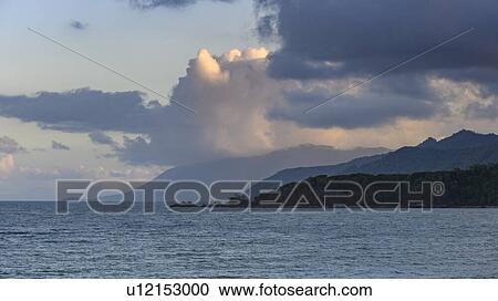 Stock Image - View of Pacific ocean, Port Douglas, Far North Queensland, Queensland, Australia. Fotosearch