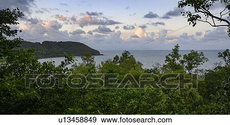 View of Pacific ocean, Port Douglas, Far North Queensland, Queensland, Australia View Large Photo Image Stock Photo - View of Pacific ocean, Port Douglas, Far North Queensland, Queensland, Australia. Fotosearch
