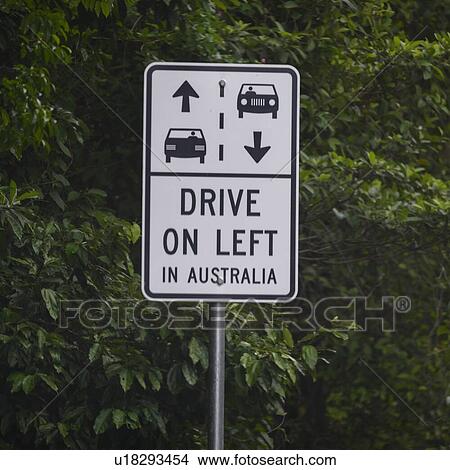 View of traffic signboard, Queensland, Australia View Large Photo Image Picture - View of traffic signboard, Queensland, Australia. Fotosearch
