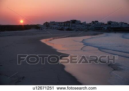 Beach At Sunset View Large Photo Image Stock Image - Beach At Sunset. Fotosearch