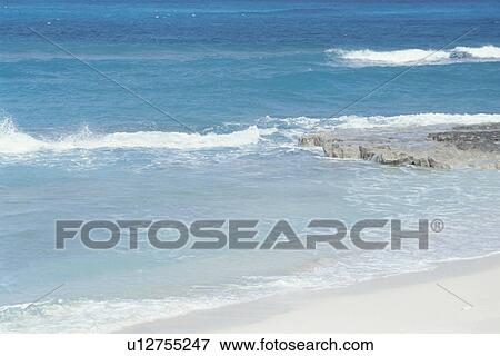 Stock Photo - Sands And A Wave. Fotosearch