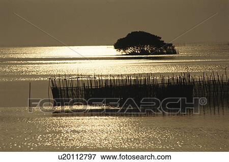 Stock Photo - Lake Biwa. Fotosearch