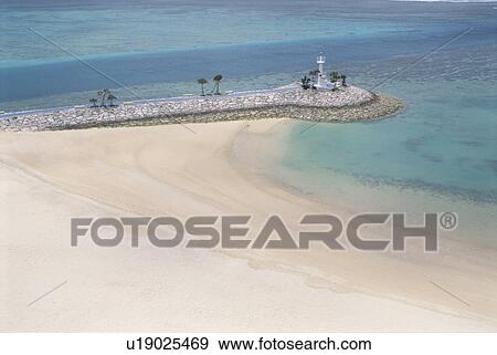 Aerial Photographing Of The Sea And A Beach View Large Photo Image Stock Photo - Aerial Photographing Of The Sea And A Beach. Fotosearch