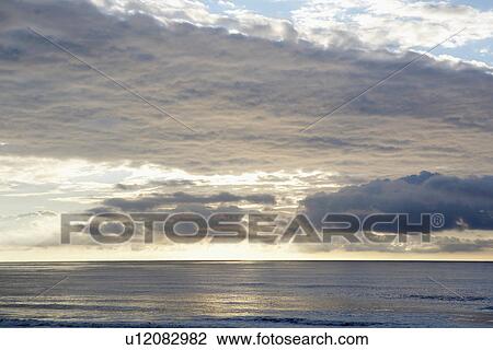 Pacific Ocean at dusk, California, USA View Large Photo Image Stock Image - Pacific Ocean at dusk, California, USA. Fotosearch