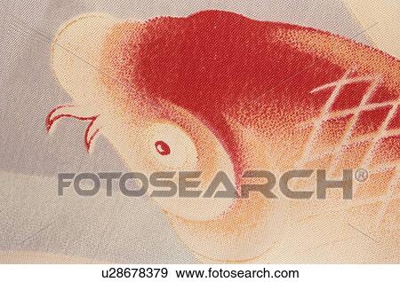 Dyed Cloth With Carp View Large Photo Image Stock Photo - Dyed Cloth With Carp. Fotosearch