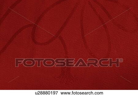 Floral Pattern On Red Cloth View Large Photo Image Stock Photo - Floral Pattern On Red Cloth. Fotosearch
