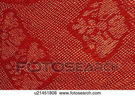 Stock Photo - Flower Patterns On Cloth. Fotosearch