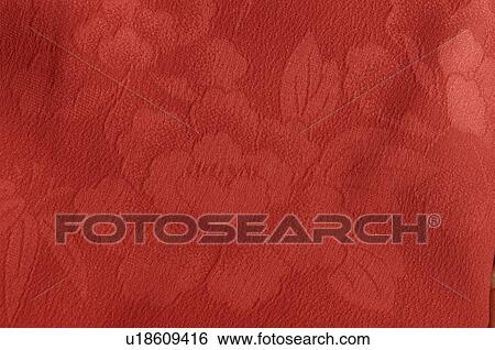 Flower Patterns On Red Cloth View Large Photo Image Stock Photograph - Flower Patterns On Red Cloth. Fotosearch