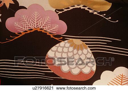 Foliate Patterns On Cloth View Large Photo Image Stock Image - Foliate Patterns On Cloth. Fotosearch