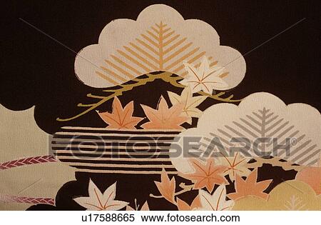 Foliate Patterns On Cloth View Large Photo Image Stock Photography - Foliate Patterns On Cloth. Fotosearch