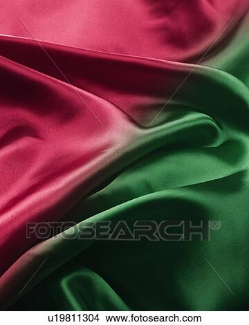 Picture - Red and Blue Silk. Fotosearch