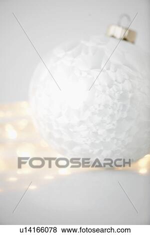 Bauble and Christmas lights View Large Photo Image Stock Photo - Bauble and Christmas lights. Fotosearch