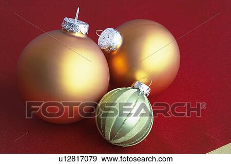 Baubles on tablecloth View Large Photo Image Stock Photo - Baubles on tablecloth. Fotosearch
