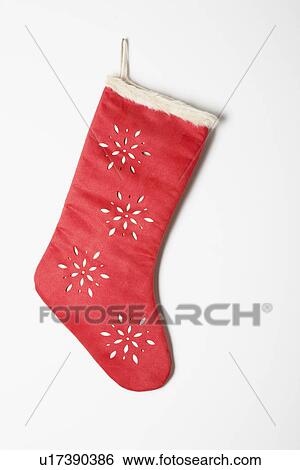 Single Christmas stocking View Large Photo Image Stock Photograph - Single Christmas stocking. Fotosearch