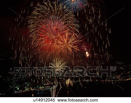 Stock Photography - Firework Display. Fotosearch