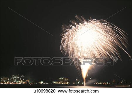Stock Image - Fireworks. Fotosearch