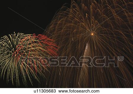 Stock Image - Fireworks. Fotosearch