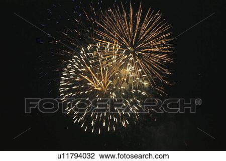 Stock Image - Fireworks. Fotosearch