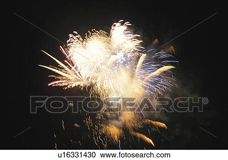 Stock Image - Fireworks. Fotosearch