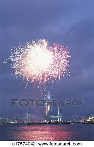 Stock Image - Fireworks. Fotosearch