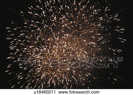 Stock Image - Fireworks. Fotosearch