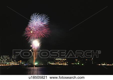 Stock Image - Fireworks. Fotosearch