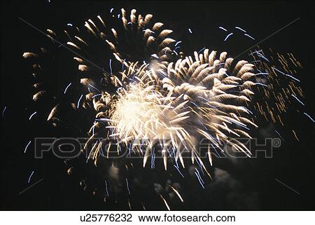 Stock Image - Fireworks. Fotosearch