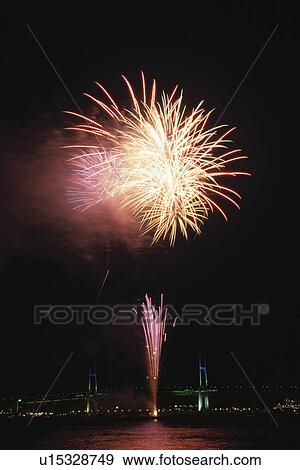 Stock Photo - Fireworks. Fotosearch