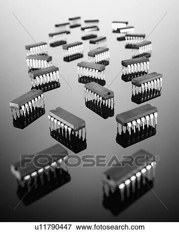 Stock Photo - Computer chips. Fotosearch