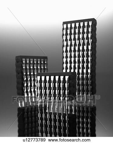 Stock Photo - Computer chips. Fotosearch