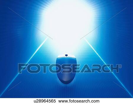 Stock Photography - Computer Mouse In Tunnel. Fotosearch