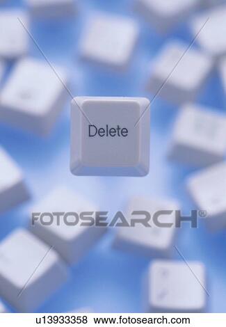 Delete Key View Large Photo Image Stock Photo - Delete Key. Fotosearch