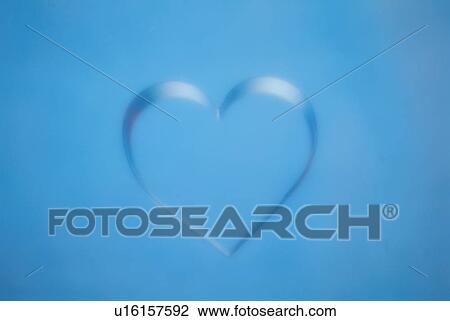 Stock Image - Blue Love Heart. Fotosearch