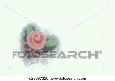 Heart Shaped Cake With Rose View Large Photo Image Stock Image - Heart Shaped Cake With Rose. Fotosearch