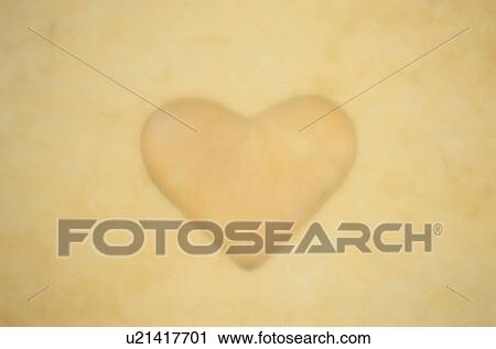 Stock Image - Love Heart In Yellow. Fotosearch