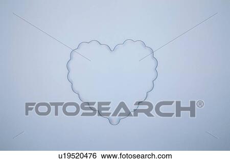 Stock Photograph - Love Heart With Wavy Outlines. Fotosearch