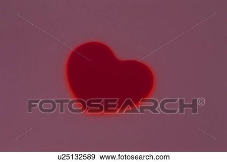 Stock Photo - Outlined Love Heart. Fotosearch