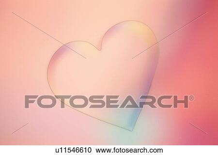 Stock Image - Outlines Of Love Heart. Fotosearch