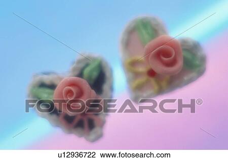Pair Of Heart Shaped Cakes View Large Photo Image Stock Image - Pair Of Heart Shaped Cakes. Fotosearch