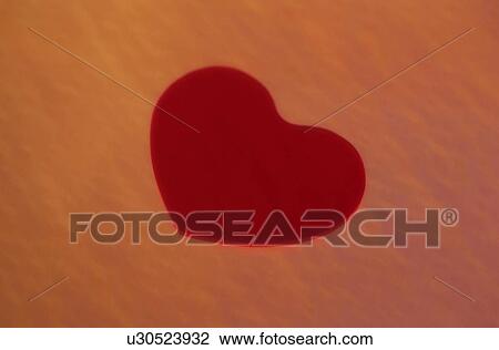 Stock Image - Red Love Heart. Fotosearch