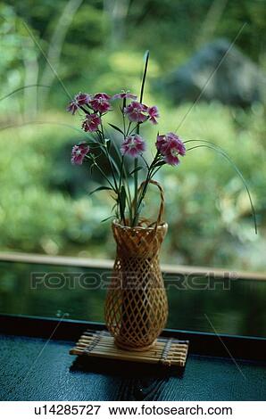 Stock Photo - Cut Flowers In Vase. Fotosearch