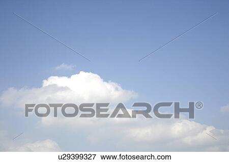 A Blue Sky And White Clouds View Large Photo Image Stock Photo - A Blue Sky And White Clouds. Fotosearch