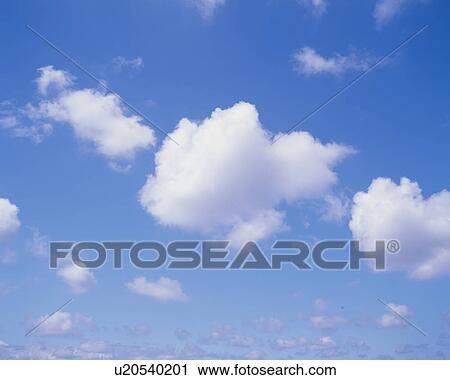 Stock Image - Fluffy Clouds. Fotosearch