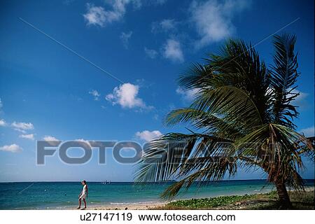 Stock Photo - Girl At Beach. Fotosearch