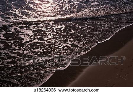 Stock Photograph - Edge Of Water. Fotosearch