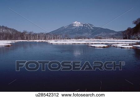 Snowy Lake Near Mountain View Large Photo Image Stock Image - Snowy Lake Near Mountain. Fotosearch